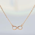 Collar Infinito Oro Rosa