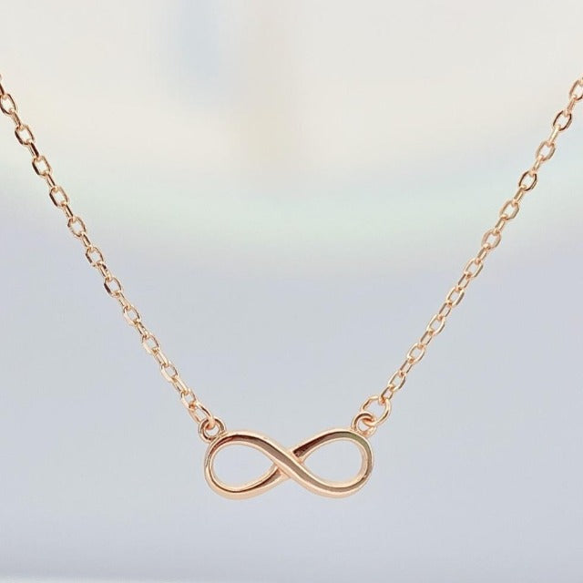 Collar Infinito Oro Rosa