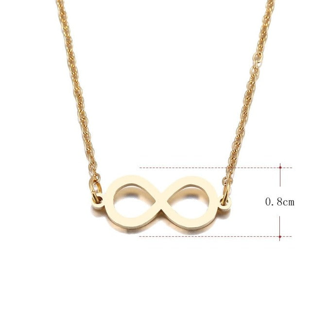Collar Infinito Colgante Mujer