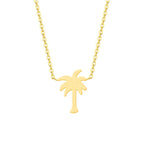 Collar Palmera Oro & Plata para Mujer oro