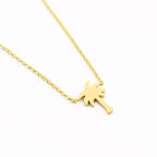 Collar Palmera Oro & Plata para Mujer oro