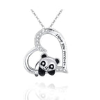 Collar Panda plata A