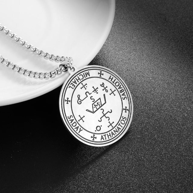 Collar Colgante Arcángel plata