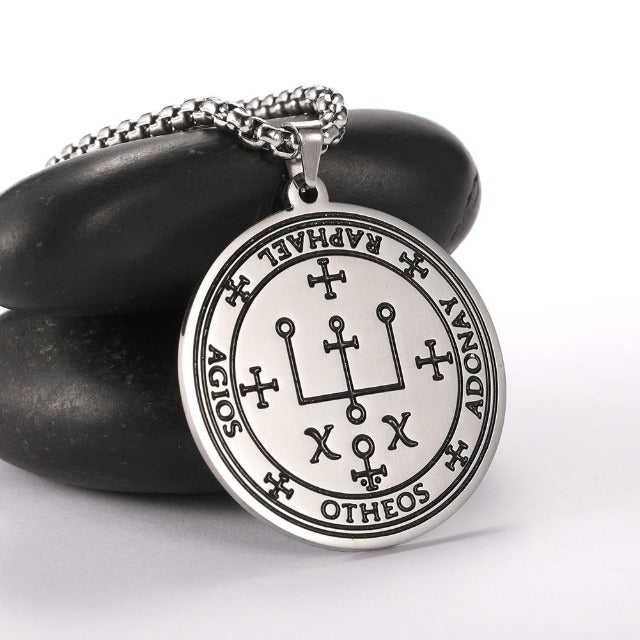 Collar Colgante Arcángel plata