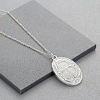 Collar Escarabajo Egipcio plata