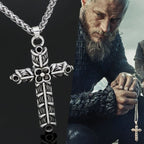 Collar Vikingo Cruz Ragnar Athelstan