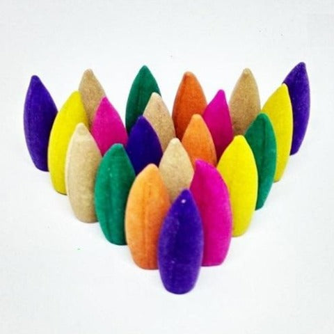 Cono Bola de Incienso Aromatizado