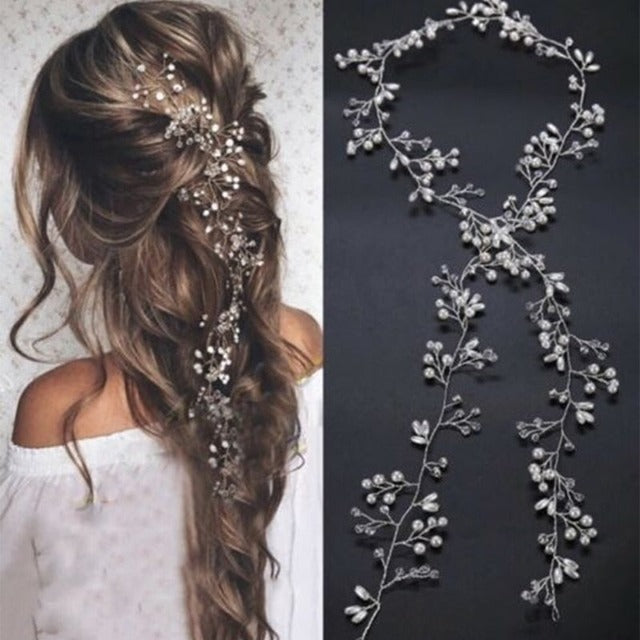 Decoración de cabello para boda para mujer