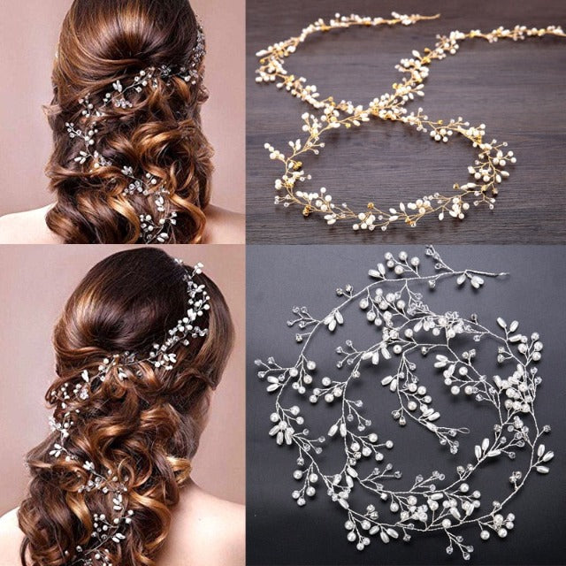 Decoración de cabello para boda para mujer