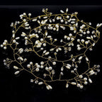 Decoración de cabello para boda para mujer oro