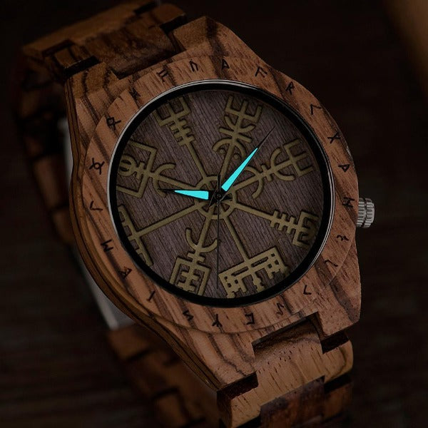 Reloj Vikingo Hombre Madera madera