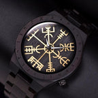 Reloj Vikingo Hombre Madera negro
