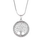 Colgante Árbol de la Vida Oro plateado