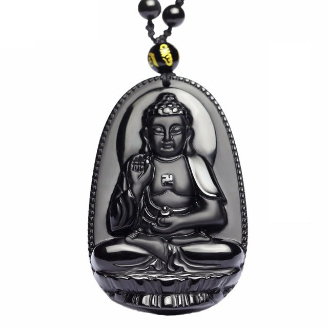 Colgante Buda de Obsidiana