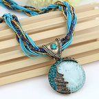 Colgante Étnico Mujer azul