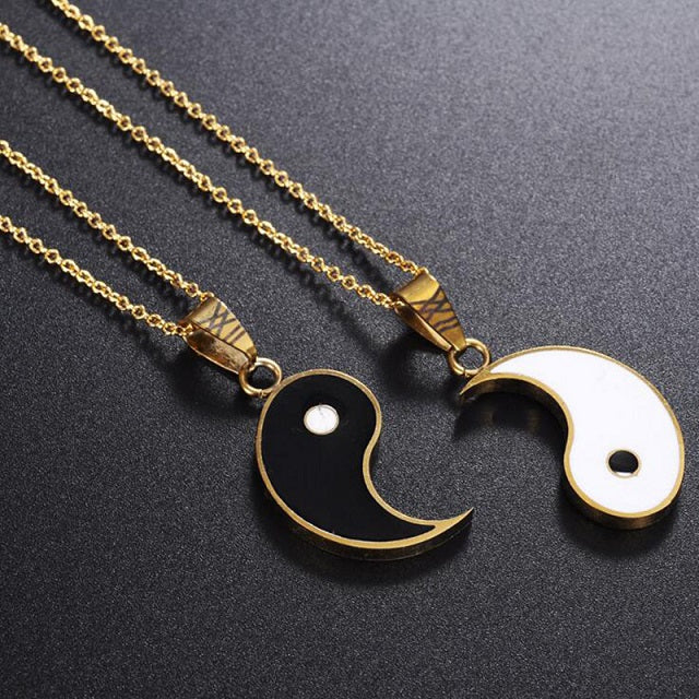 Colgante Yin Yang separable Oro