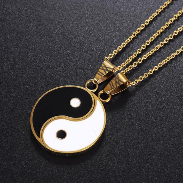 Colgante Yin Yang separable oro
