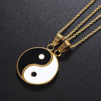 Colgante Yin Yang separable oro