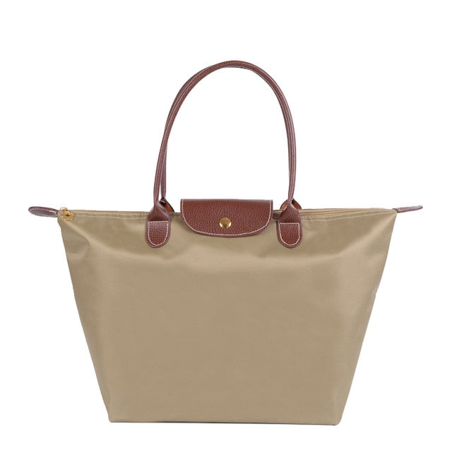 Bolso tote para mujer beige