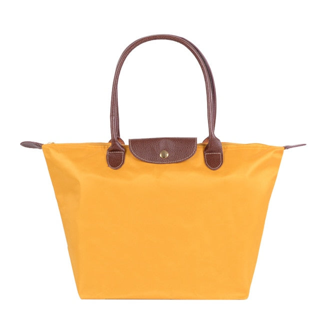 Bolso tote para mujer amarillo